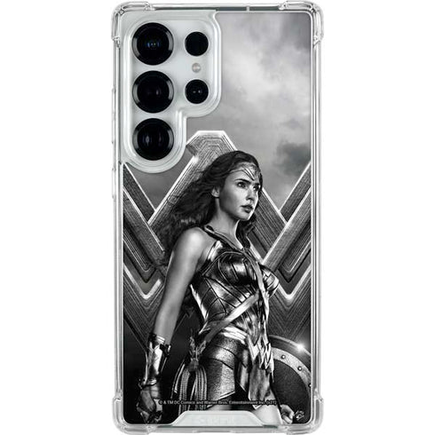 The Justice League (2017) Wonder Woman Poster Galaxy S26 Ultra Clear Case