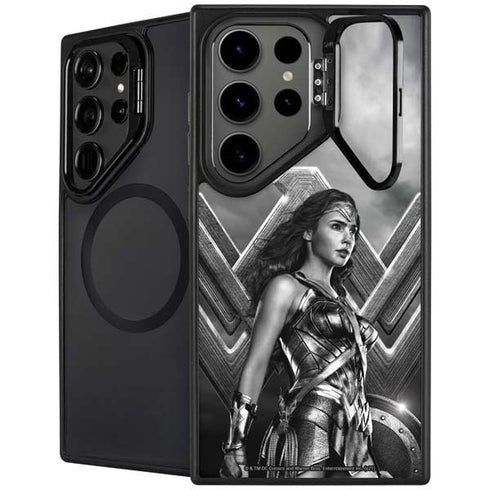 The Justice League (2017) Wonder Woman Poster Galaxy S26 Ultra Kickstand Case