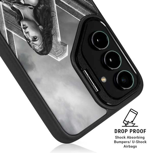 The Justice League (2017) Wonder Woman Poster Galaxy S26 Ultra Kickstand Case
