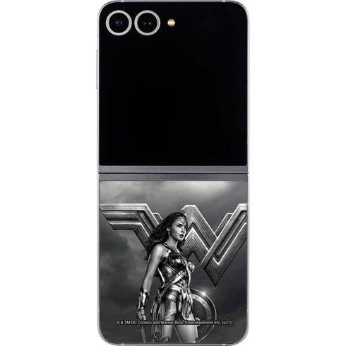 The Justice League (2017) Wonder Woman Poster Galaxy Z Flip6 Skin