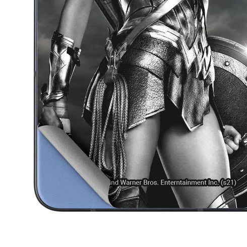 The Justice League (2017) Wonder Woman Poster Galaxy Z Fold5 5G Skin