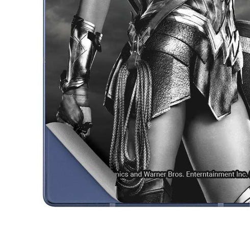 The Justice League (2017) Wonder Woman Poster Galaxy Z Fold6 Skin