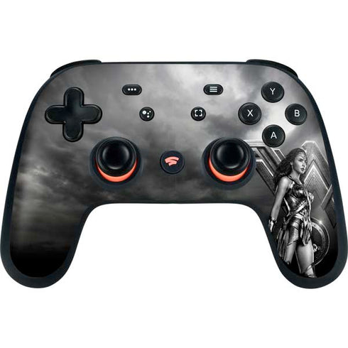 The Justice League (2017) Wonder Woman Poster Google Stadia Controller Skin