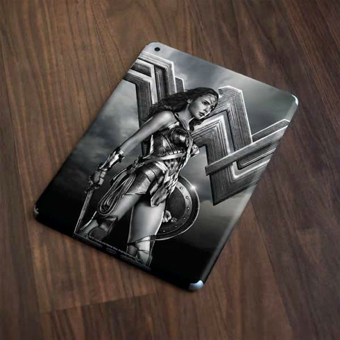 The Justice League (2017) Wonder Woman Poster Apple iPad Skin
