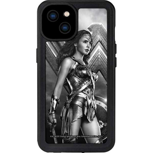 The Justice League (2017) Wonder Woman Poster iPhone 15 Plus Waterproof Case