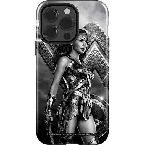 The Justice League (2017) Wonder Woman Poster iPhone 15 Pro Impact Case