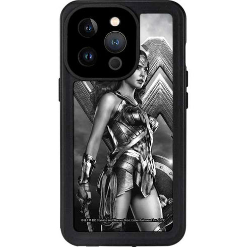 The Justice League (2017) Wonder Woman Poster iPhone 15 Pro Waterproof Case