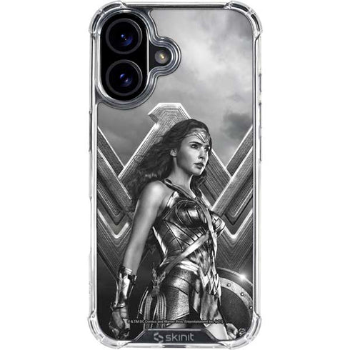 The Justice League (2017) Wonder Woman Poster iPhone 16 Clear Case