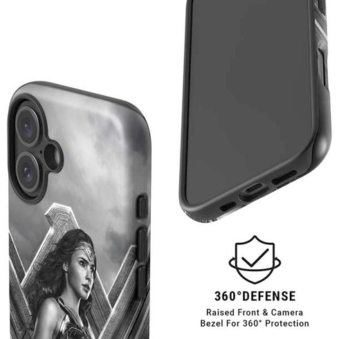 The Justice League (2017) Wonder Woman Poster iPhone 16 Magsafe Impact Case