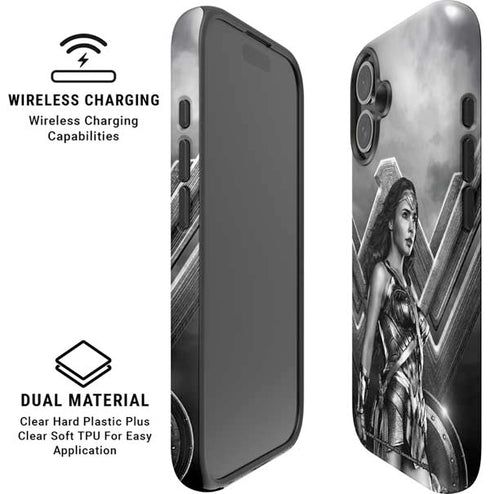 The Justice League (2017) Wonder Woman Poster iPhone 16 Magsafe Impact Case