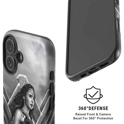 The Justice League (2017) Wonder Woman Poster iPhone 16 Plus Magsafe Impact Case