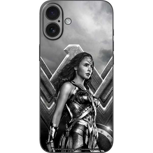 The Justice League (2017) Wonder Woman Poster iPhone 16 Plus Skin