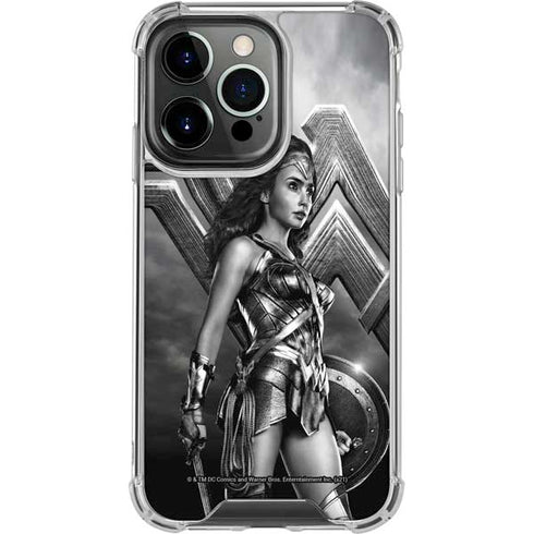 The Justice League (2017) Wonder Woman Poster iPhone 16 Pro Clear Case