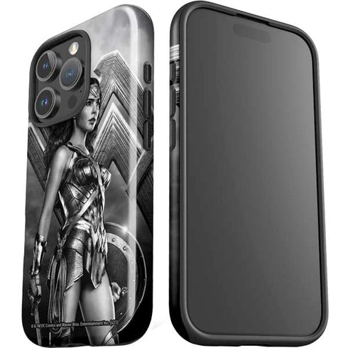 The Justice League (2017) Wonder Woman Poster iPhone 16 Pro Impact Case