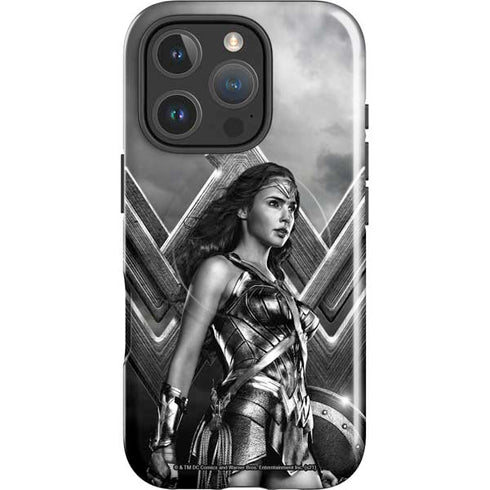 The Justice League (2017) Wonder Woman Poster iPhone 16 Pro Magsafe Impact Case