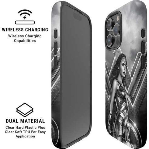 The Justice League (2017) Wonder Woman Poster iPhone 16 Pro Magsafe Impact Case