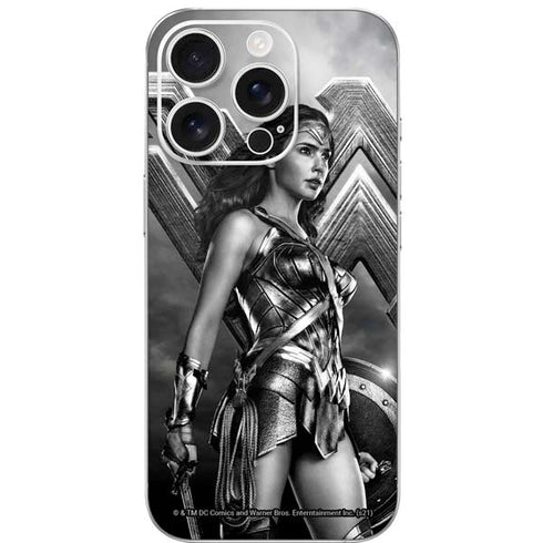 The Justice League (2017) Wonder Woman Poster iPhone 16 Pro Skin