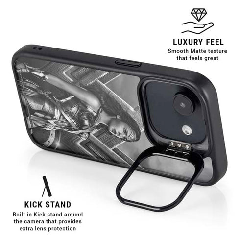 The Justice League (2017) Wonder Woman Poster iPhone 16e Kickstand Case