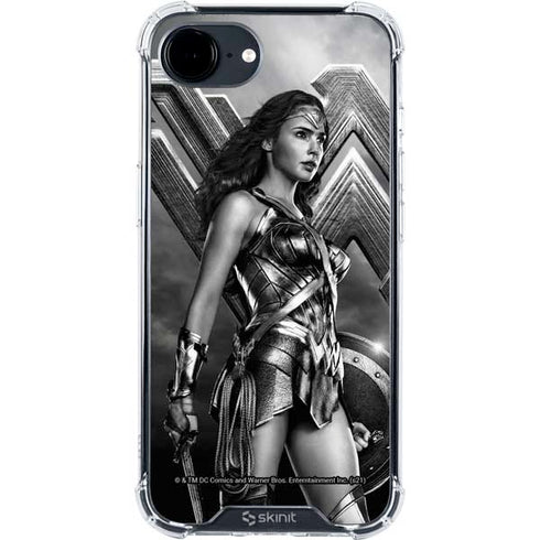 The Justice League (2017) Wonder Woman Poster iPhone 16e Clear Case