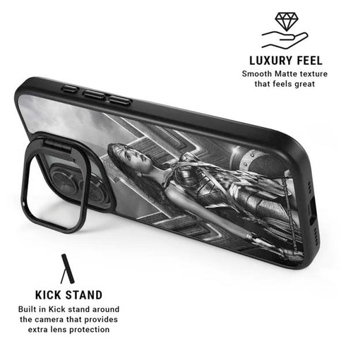 The Justice League (2017) Wonder Woman Poster iPhone 17 Kickstand Case