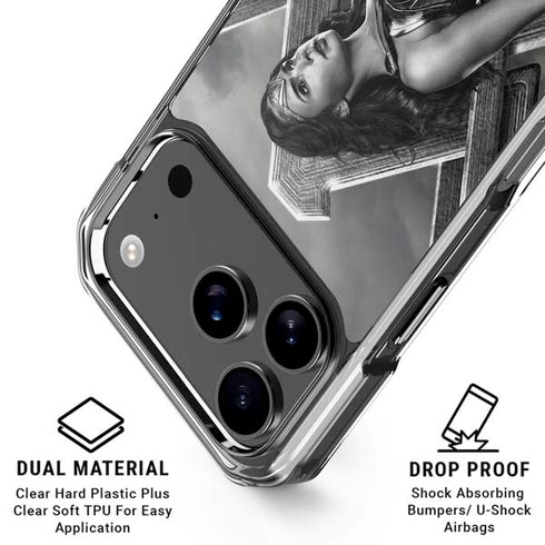 The Justice League (2017) Wonder Woman Poster iPhone 17 Pro Clear Case