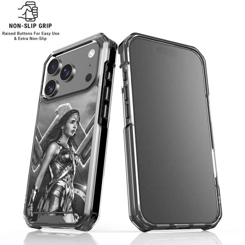 The Justice League (2017) Wonder Woman Poster iPhone 17 Pro Clear Case