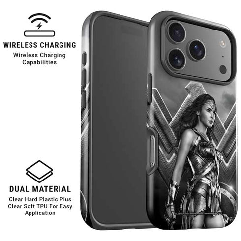 The Justice League (2017) Wonder Woman Poster iPhone 17 Pro Magsafe Impact Case