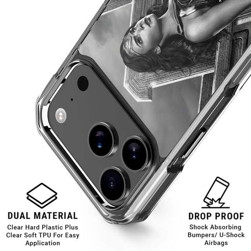 The Justice League (2017) Wonder Woman Poster iPhone 17 Pro Max Clear Case