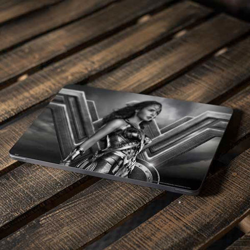 The Justice League (2017) Wonder Woman Poster Apple MacBook Air Skin