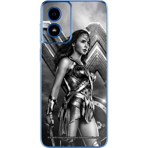 The Justice League (2017) Wonder Woman Poster Moto G Play 4G (2024) Skin