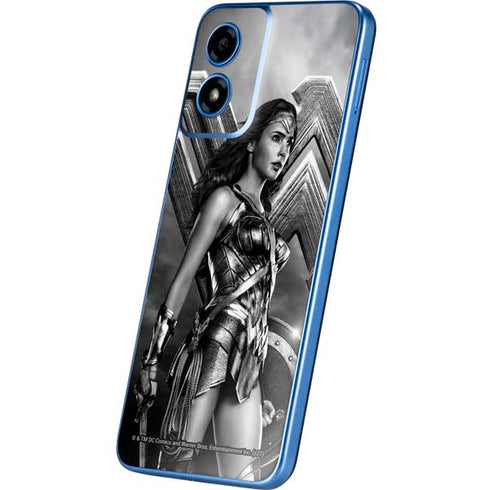 The Justice League (2017) Wonder Woman Poster Moto G Play 4G (2024) Skin