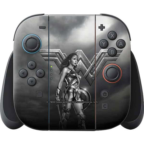 The Justice League (2017) Wonder Woman Poster Nintendo Skins