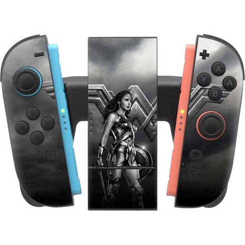 The Justice League (2017) Wonder Woman Poster Nintendo Switch 2 (2025) Joy-Con Controller Skin