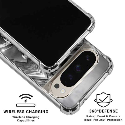 The Justice League (2017) Wonder Woman Poster Pixel 9/9 Pro Clear Case