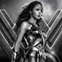 The Justice League (2017) Wonder Woman Poster PlayStation 4 Gold Wireless Headset Skin