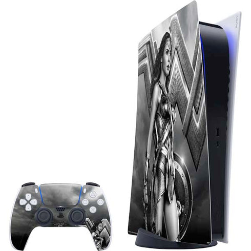 The Justice League (2017) Wonder Woman Poster PlayStation PS5 Skins