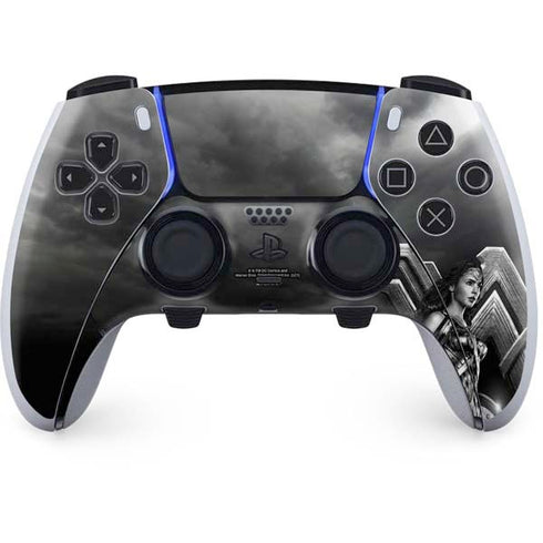 The Justice League (2017) Wonder Woman Poster PS5 DualSense Edge Pro Controller Skin