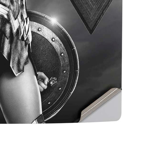 The Justice League (2017) Wonder Woman Poster PS5 Pro Disk Console Skin