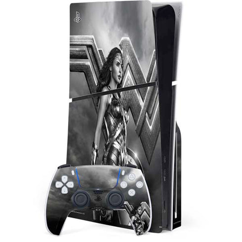 The Justice League (2017) Wonder Woman Poster PlayStation PS5 Skins