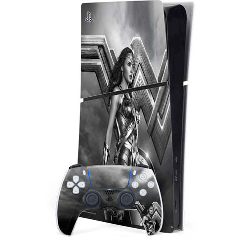 The Justice League (2017) Wonder Woman Poster PlayStation PS5 Skins