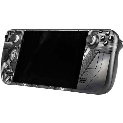 The Justice League (2017) Wonder Woman Poster Steam Deck Handheld Gaming Computer OLED Skin