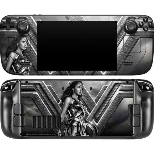 The Justice League (2017) Wonder Woman Poster Steam Deck Handheld Gaming Computer Skin