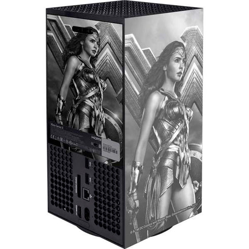 The Justice League (2017) Wonder Woman Poster XBox Series X Digital Edition Console Skin