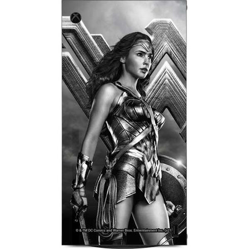 The Justice League (2017) Wonder Woman Poster XBox Series X Digital Edition Console Skin