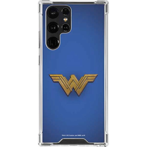 DC Comics Wonder Woman Movie Emblem Galaxy S23 Ultra Clear Case