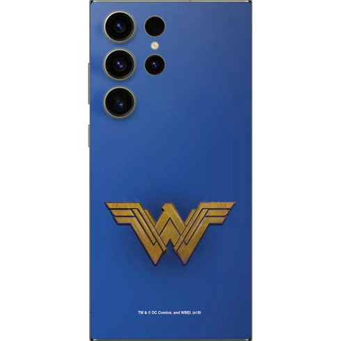 DC Comics Wonder Woman Movie Emblem Galaxy S25 Ultra Skin