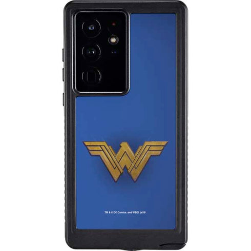 DC Comics Wonder Woman Movie Emblem Galaxy S24 Ultra Waterproof Case