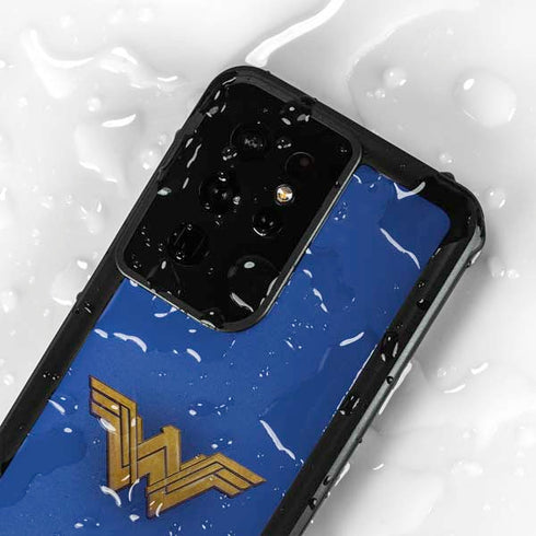 DC Comics Wonder Woman Movie Emblem Galaxy S24 Ultra Waterproof Case