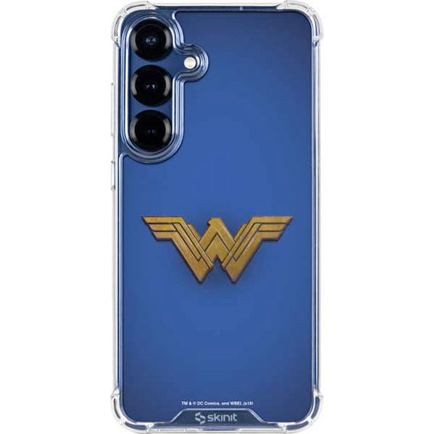 DC Comics Wonder Woman Movie Emblem Galaxy S25 FE Clear Case