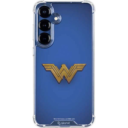 DC Comics Wonder Woman Movie Emblem Galaxy S25 Plus Clear Case